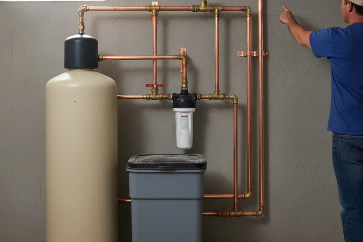 Whole-house water treatment system installed in North Bloomfield